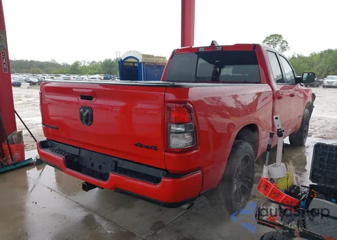 2022 Ram 1500 Big Horn 4X4 6'4 Box from USA, damaged, VIN 1C6RRFBG7NN220702